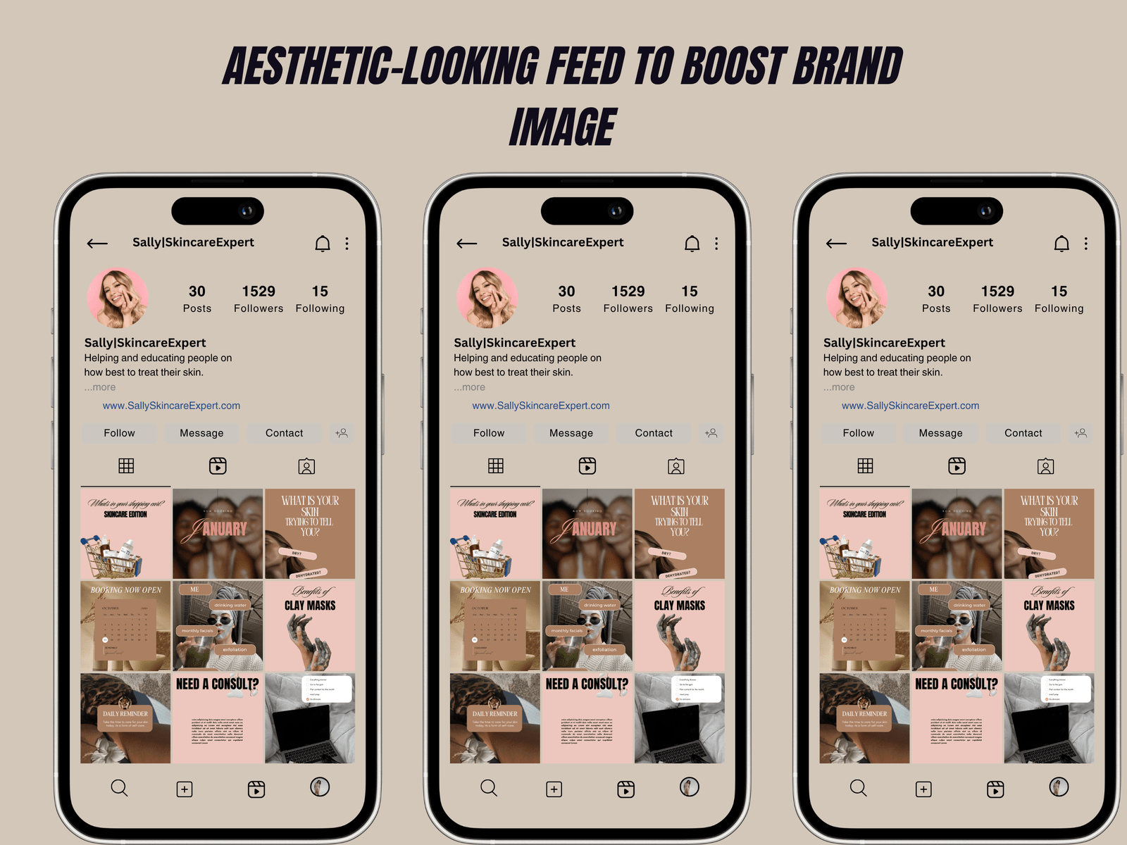 Skincare/ Esthetician Instagram Canva Templates II - Image 10