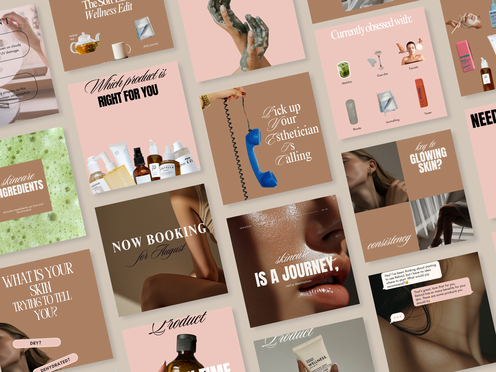 Skincare/ Esthetician Instagram Canva Templates II - Image 2