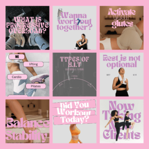 50 Fitness and Wellness Instagram Canva Templates - Image 3