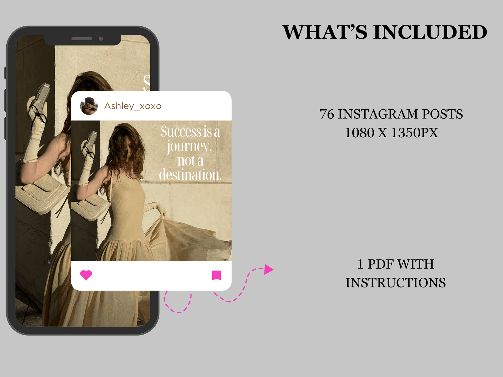 76 Faceless Aesthetic Instagram Post Template - Image 3