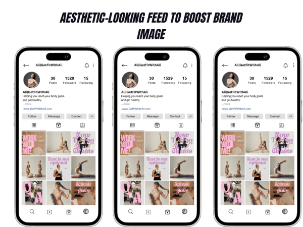 50 Fitness and Wellness Instagram Canva Templates - Image 4