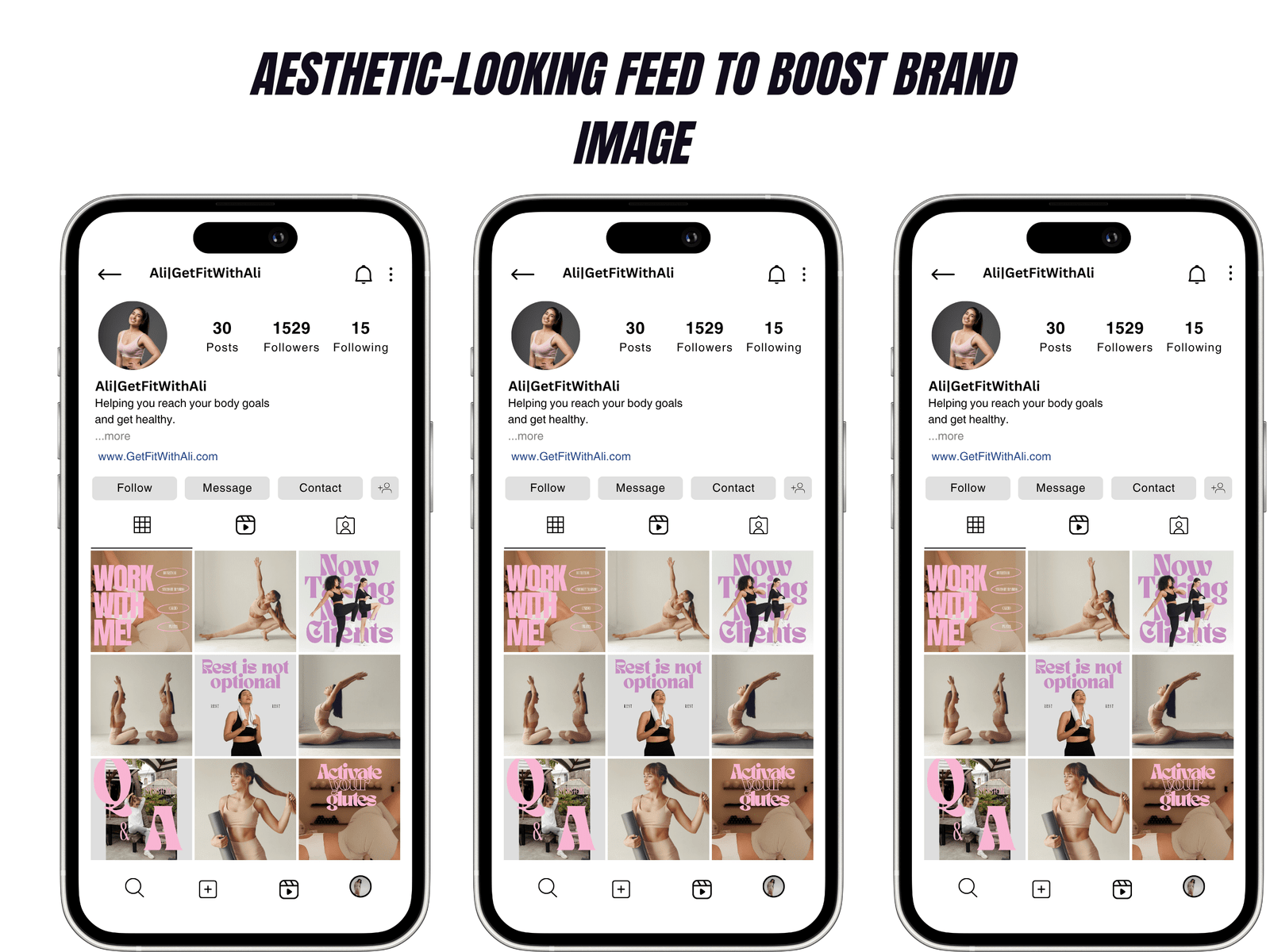 50 Fitness and Wellness Instagram Canva Templates - Image 4