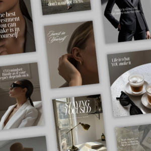 76 Faceless Aesthetic Instagram Post Template - Image 4