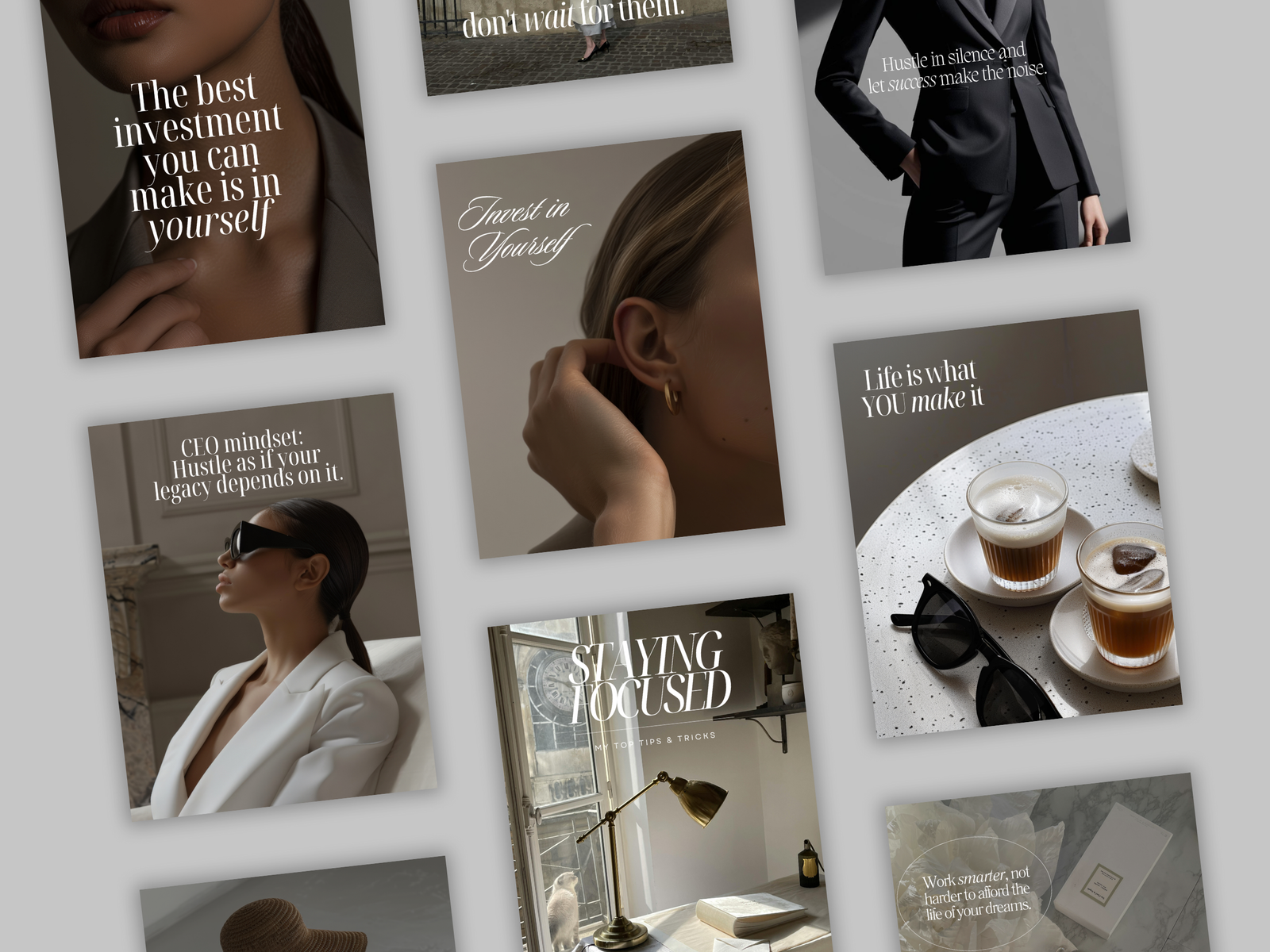 76 Faceless Aesthetic Instagram Post Template - Image 4