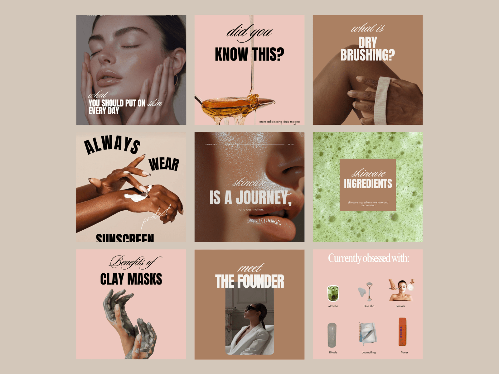 Skincare/ Esthetician Instagram Canva Templates II - Image 4