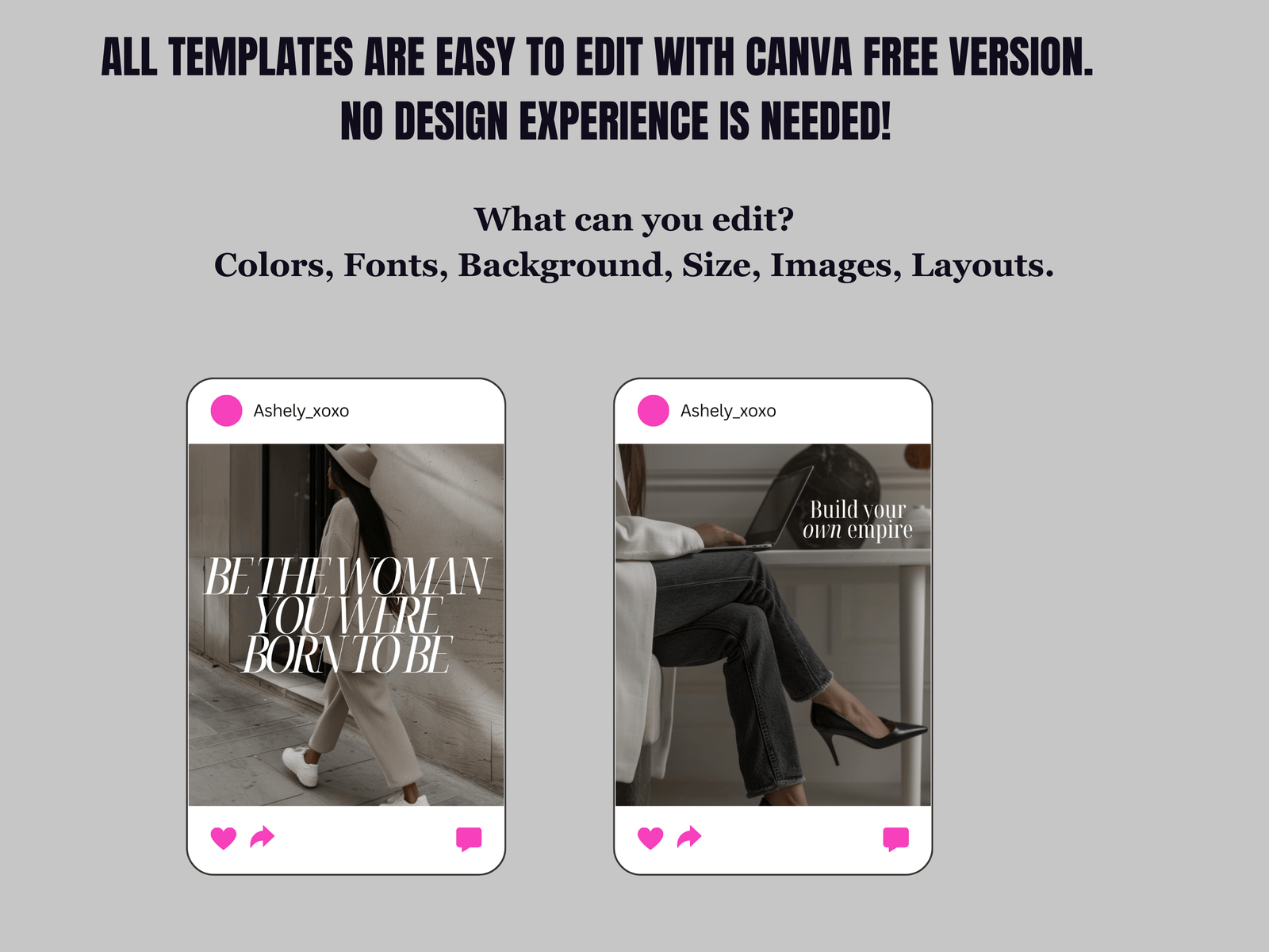 76 Faceless Aesthetic Instagram Post Template - Image 5