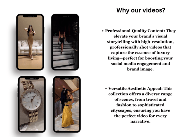 275 Luxury Aesthetic Videos for Social Media - Image 7