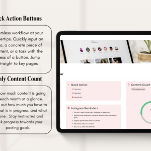 Notion Template Instagram Planner for Content Creators and Small Businesses - Image 7