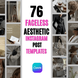 76 Faceless Aesthetic Instagram Posts