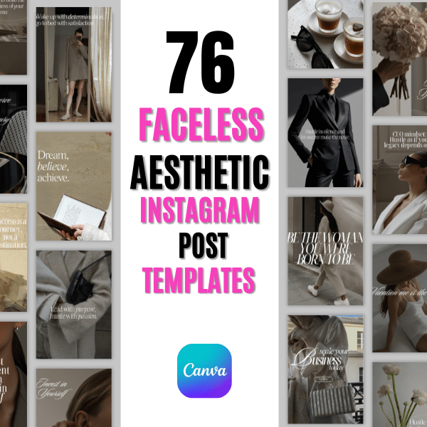 76 Faceless Aesthetic Instagram Posts