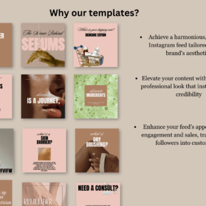 Skincare/ Esthetician Instagram Canva Templates II - Image 8