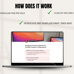 Notion Template Instagram Planner for Content Creators and Small Businesses - Image 9