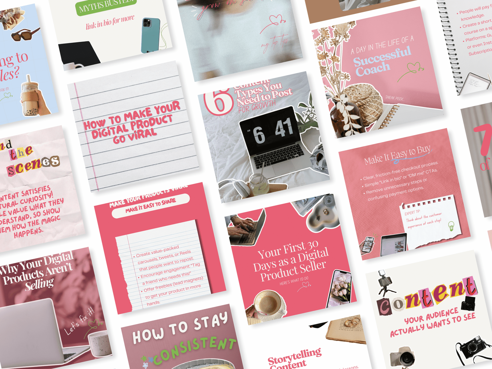 100+ Instagram Carousel Templates Canva - Image 10