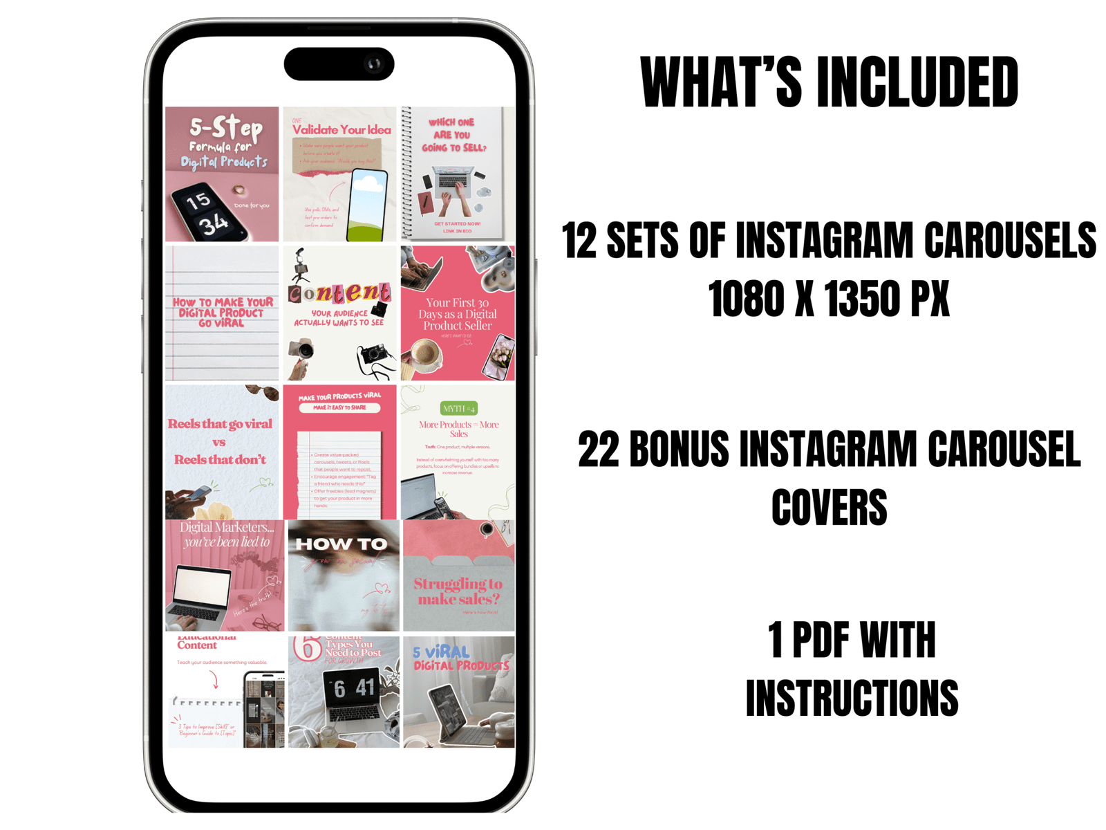100+ Instagram Carousel Templates Canva - Image 2