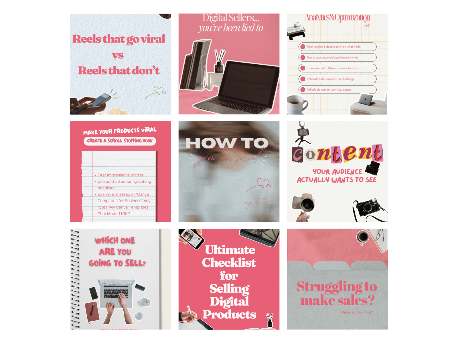 100+ Instagram Carousel Templates Canva - Image 3